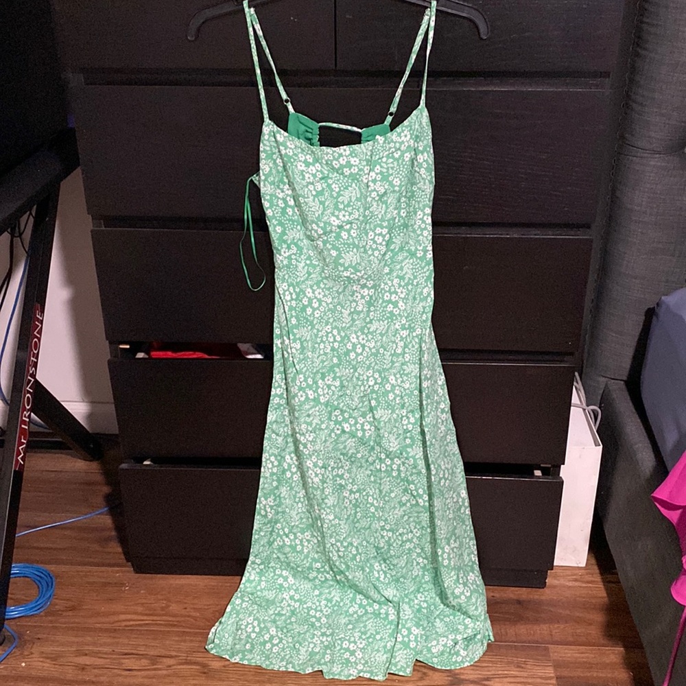ASTR green dress